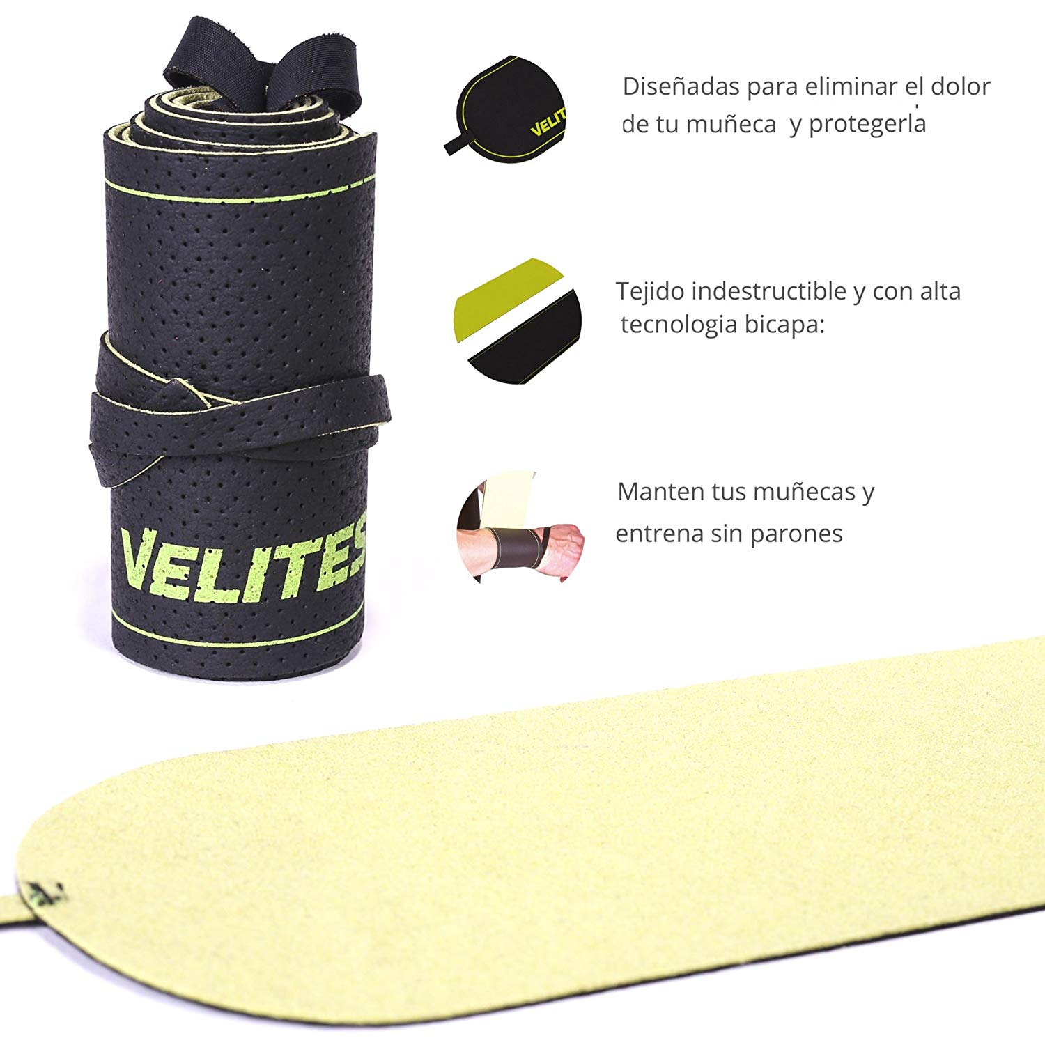 Muñequera Velites Core - Refuerzo muscular - Equipo de entrenamiento - Área  club