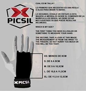 Calleras PicSil AZOR Grips 3H para evitar heridas en las manos.